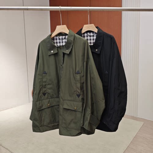 【妍妍粉丝专享】26春季工装风翻领多口袋夹克外套ONWD67595459