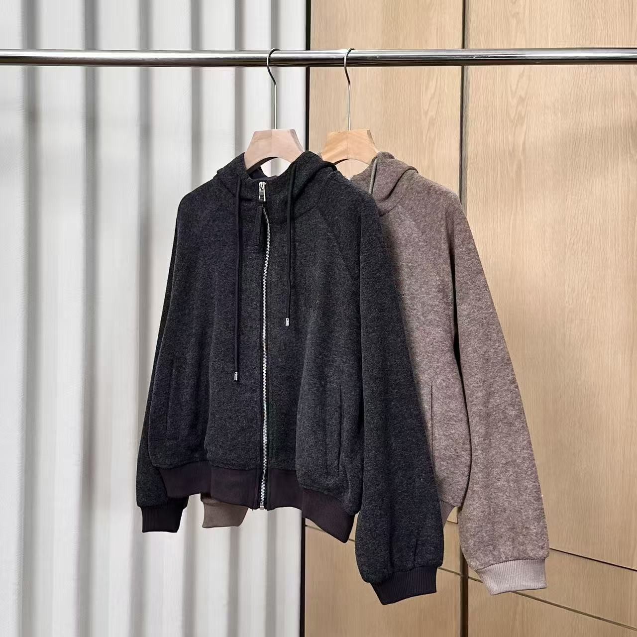 【妍妍粉丝专享】休闲连帽拉链针织开衫百搭外套ONWW178615949,女装/女士精品,上衣,淘宝优惠券,粉丝福利购,淘宝优惠卷