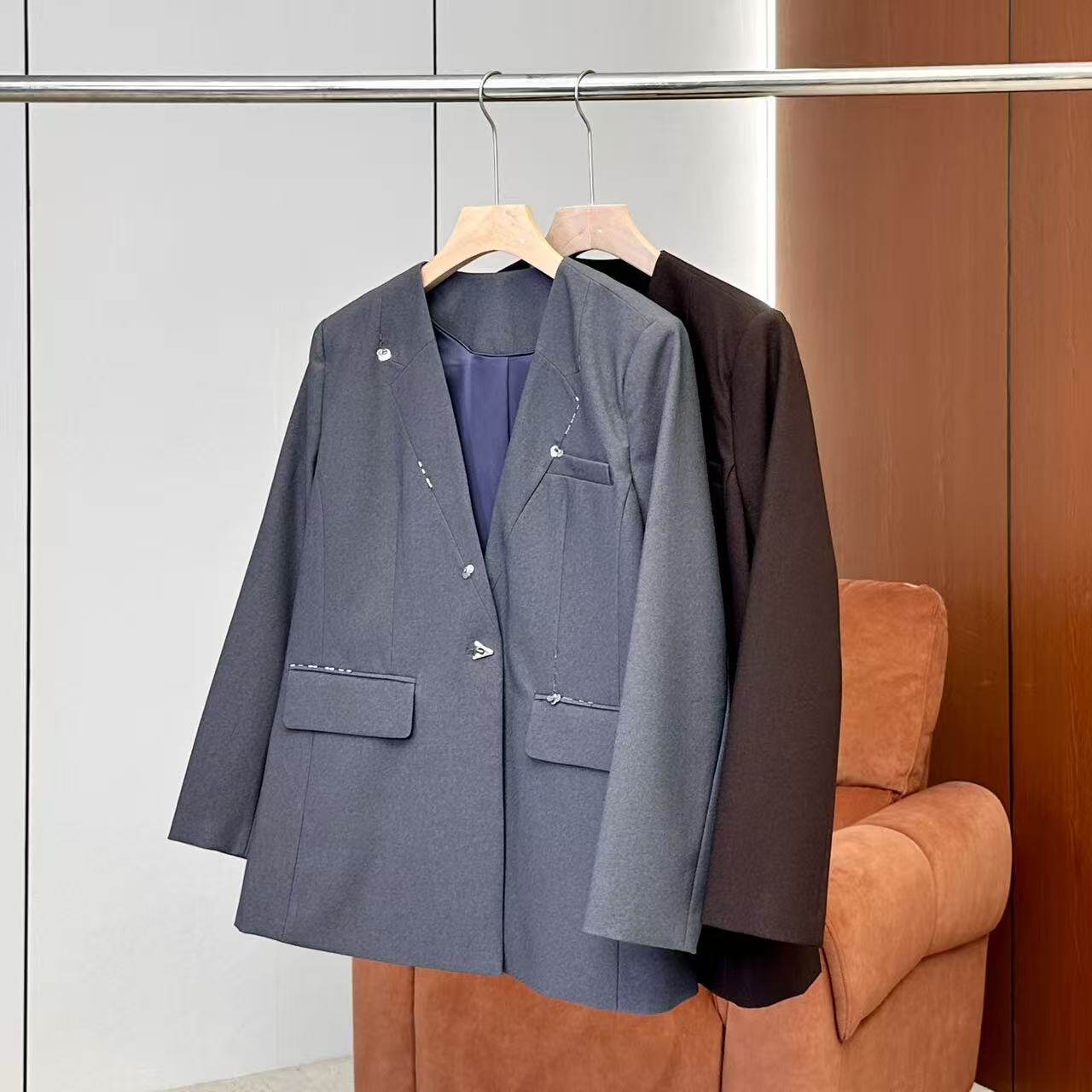 【妍妍粉丝专享】26新款宽松显瘦休闲百搭西装外套ONWX243636157