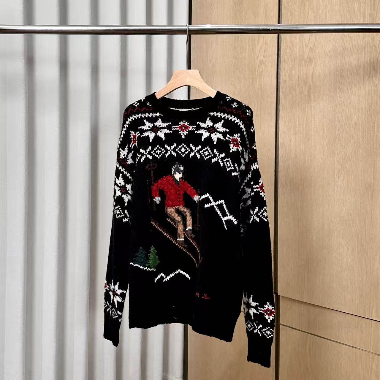 【妍妍粉丝专享】25新款复古滑雪者提花针织毛衣ONSM285125863,女装/女士精品,上衣,淘宝优惠券,粉丝福利购,淘宝优惠卷