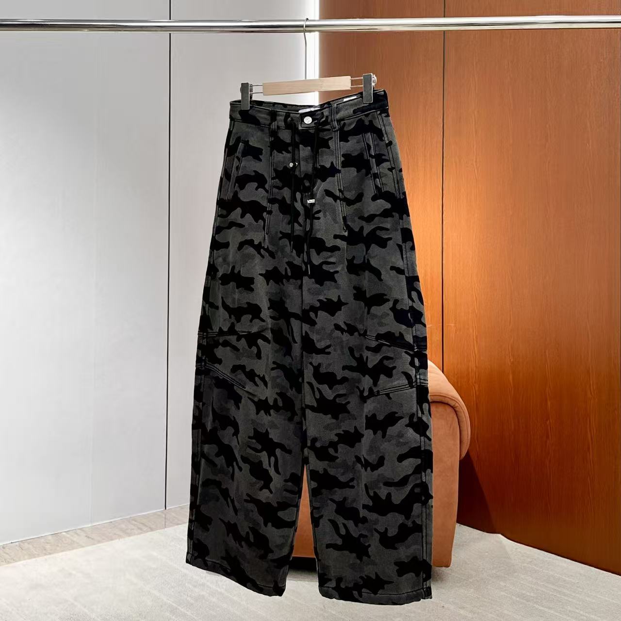 【妍妍粉丝专享】25新款加厚迷彩工装裤ONKN2025115685