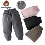 帕丁顿熊儿童冬季90白鸭绒羽绒裤2025新款三防保暖中腰休闲裤