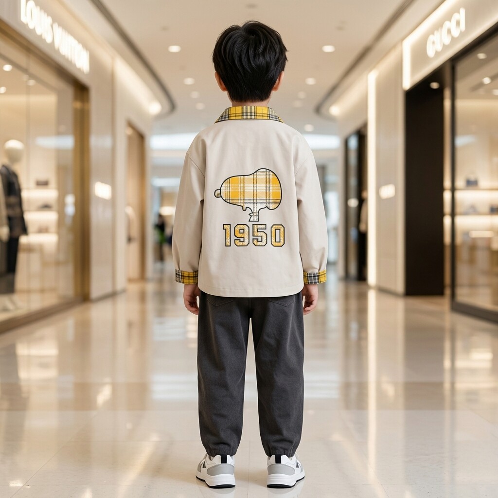 史努比童装 史努比衬衫两面穿格子新春舒适洋气百搭春装男童外套