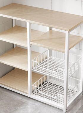 货架置PSN物架层收纳厨落杂物地架子展示架多家用阳台房多功能储