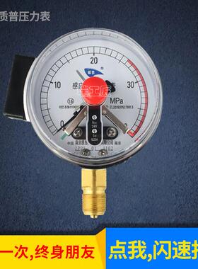 南京质普感应开关式压力表YXCHK-100压滤机专用24V 0.25A M20*1.5