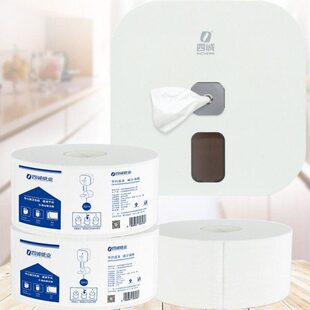 四诚S314双层中心抽纸 中心抽盒商用家用免钉挂壁