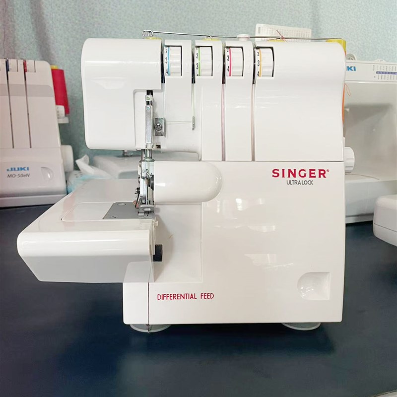 【样机】包缝机14SH644家用电动锁边机码边带密拷V木耳叶花边四线