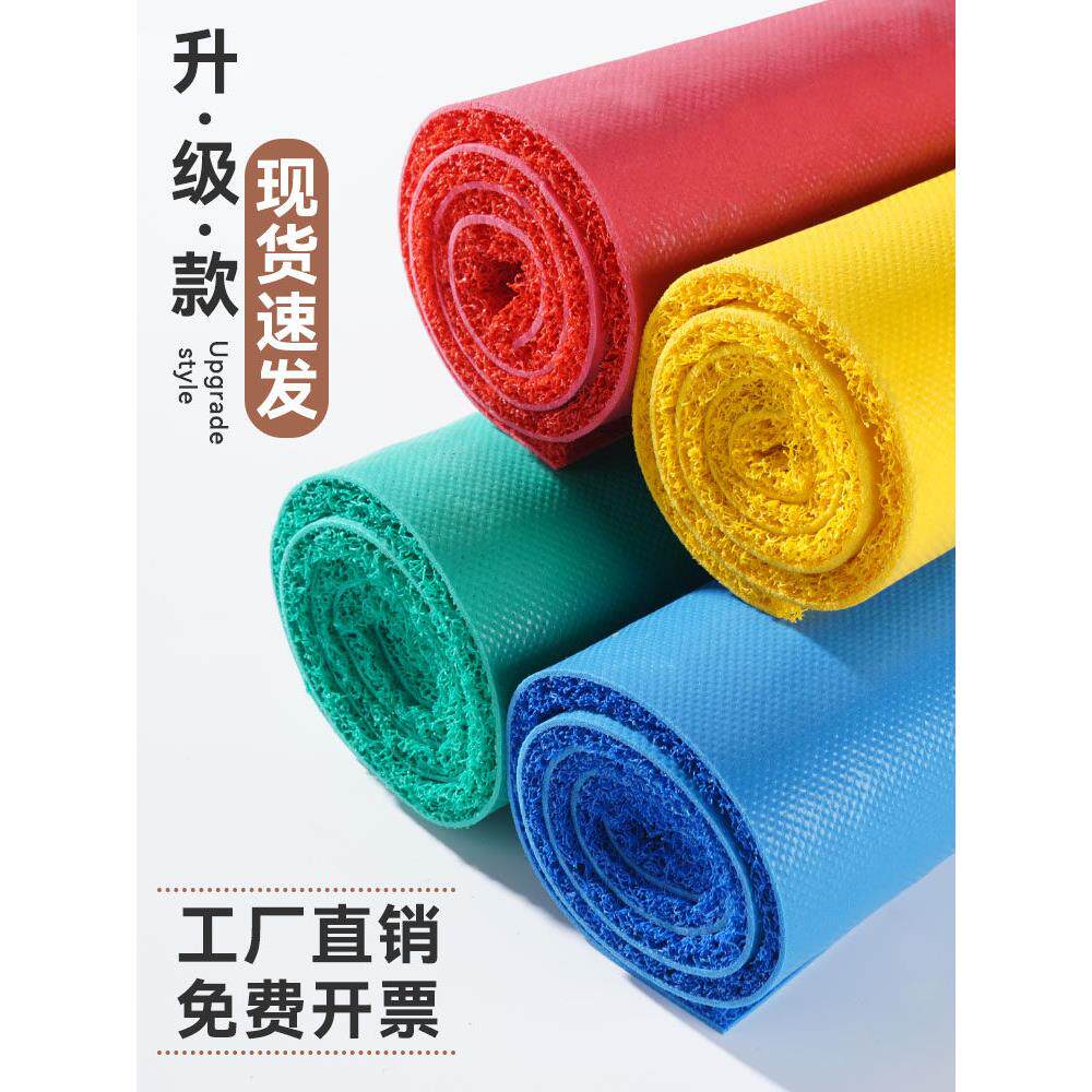 丝圈地垫商用进门塑料软垫防滑防水门口垫子室外迎宾门垫户外地毯