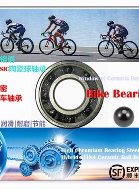 6901C 2OS 12x24x6高速铬钢混陶轴承 自行车轴承/机械模型/电机P4