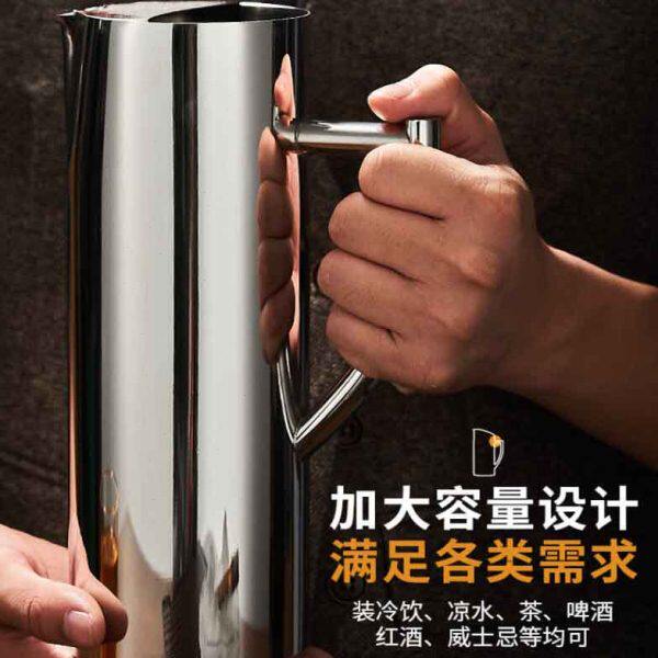 水扎倒酒壶夜店KTV酒吧过冰器扎壶调酒壶兑酒壶不锈钢洋酒分酒器