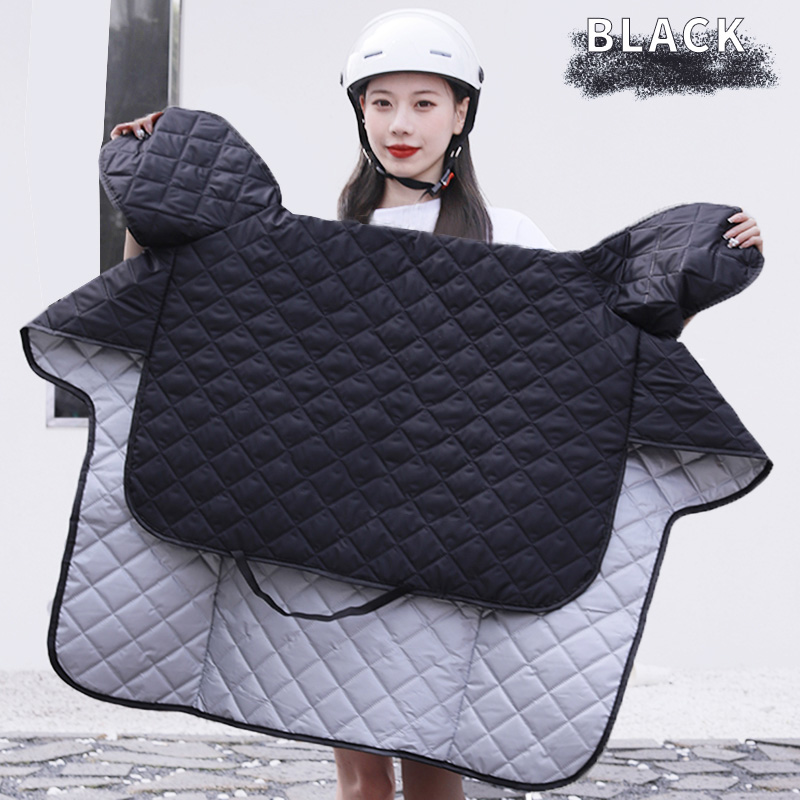 电动摩托车挡风被夏季防晒罩薄款电瓶车电车防雨水遮阳罩夏天许愿