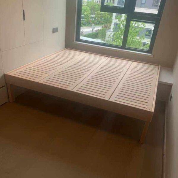 支持定制窗台拼接床无床头小户型次客卧床单人榻榻米木飘窗衔接床