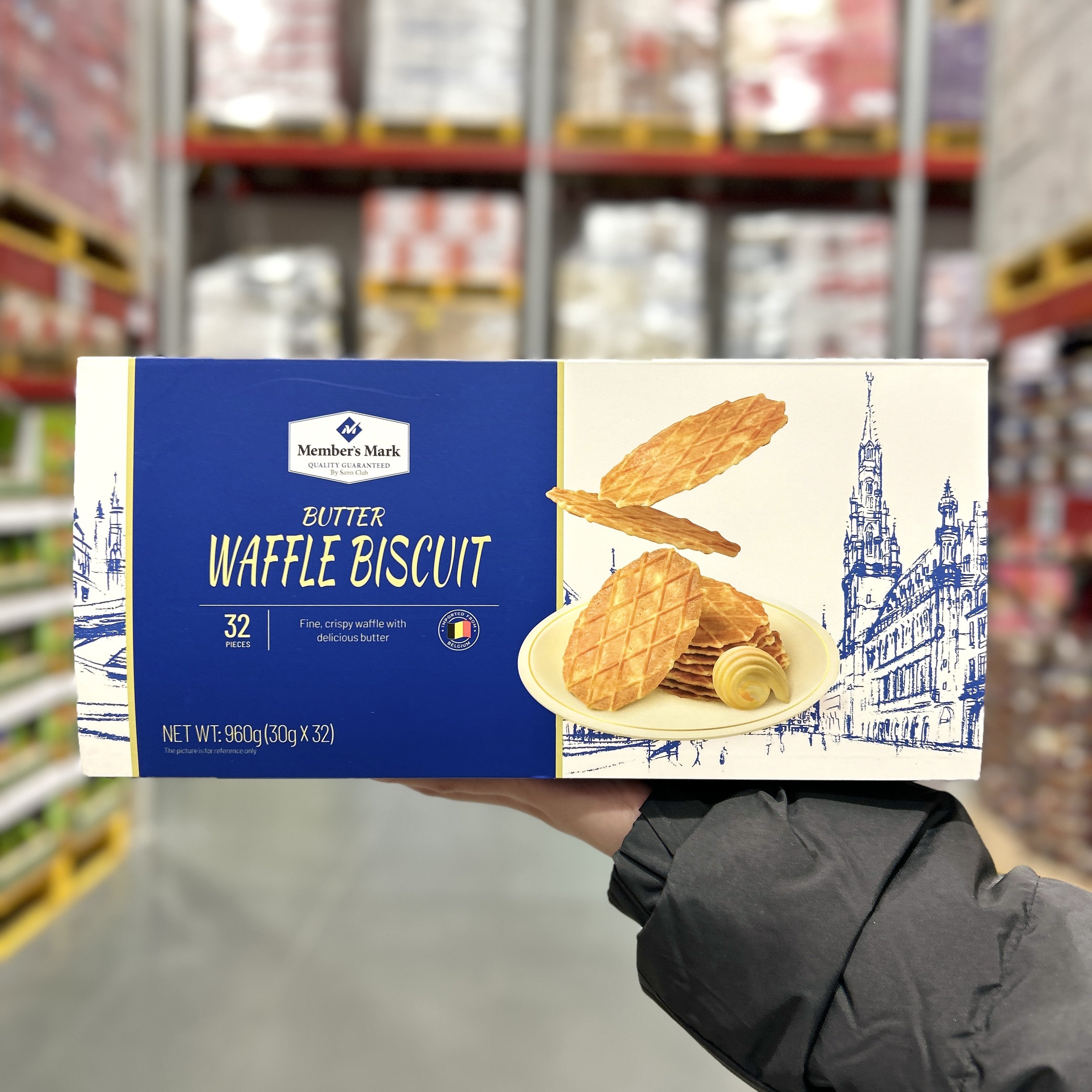 山姆黄油脆华夫饼干 960g 32枚 浓郁奶香 独立包装 早餐甜点,零食/坚果/特产,传统西式糕点,淘宝优惠券,粉丝福利购,淘宝优惠卷