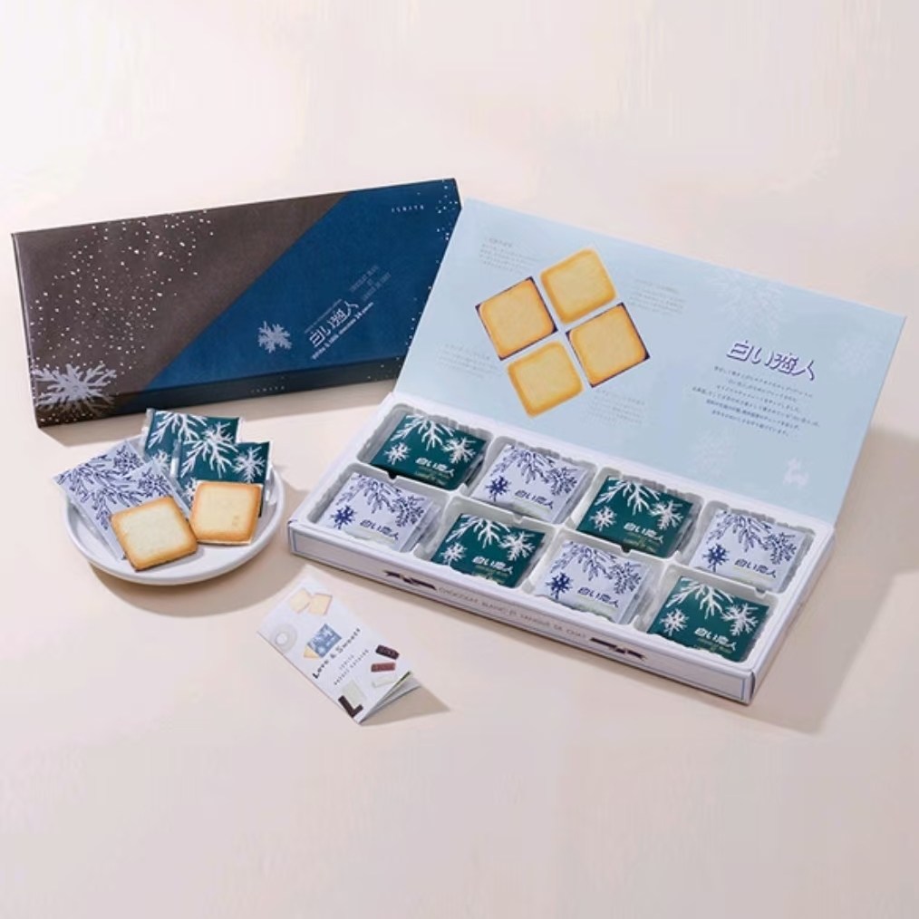 山姆 白色恋人黑白混合巧克力夹心饼干247.2g日本进口节日送礼