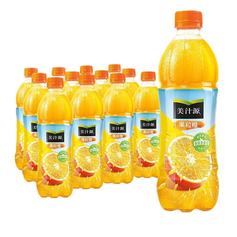 美汁源果粒橙450ml整箱