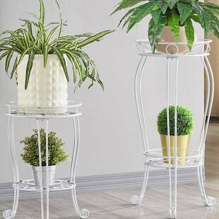 绿JXY20230花盆架落地式内客厅简约铁阳艺盆景架多层置物架台室花