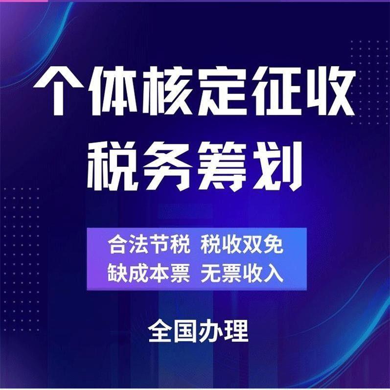 个体户核定征收双免大小额小规模一般纳税人税务筹划海南武汉园区
