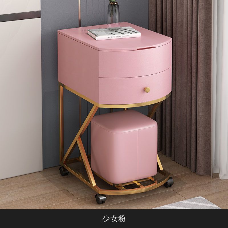 网红梳妆台卧室轻奢可移动小型迷你40cm化妆桌一体现代简约小户型