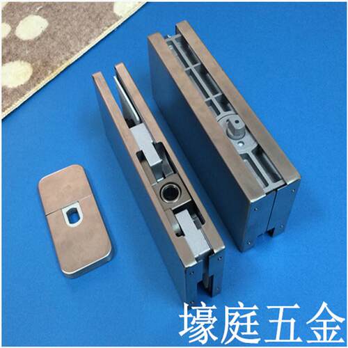 玻璃门地弹簧免挖槽隐藏