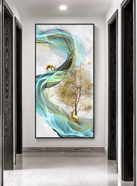 代轻简约走廊挂画玄DB593装饰关画挂式抽象客厅过道沙发背奢景墙