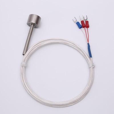 式吸式热电阻pt66010磁温度0传感器吸附式磁性吸防水热电阻