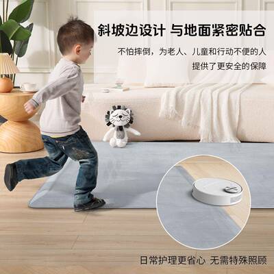 5cm加防摔地IKI垫家行用易打理斜童坡边防绊厚倒儿爬垫榻榻米地板