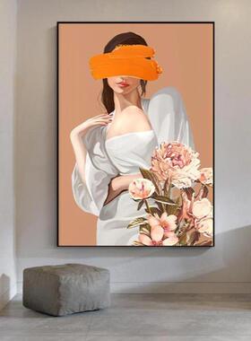 关入户玄饰装画现简约代竖版大气客厅落地画高端轻奢走廊过MT-13