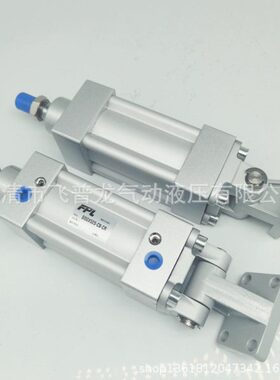 长方形带附件ISO6431气缸SI50X50-CB-CR带双耳座带斜耳座SI气缸