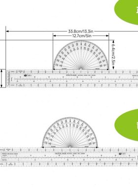 CYA塑料飞行尺计算尺向量尺航行尺工具尺民航培训尺CFP-1/2/3/4