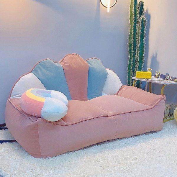 懒人沙发豆袋双人榻榻米沙发地上公主云朵可爱房间卧室小沙发女生