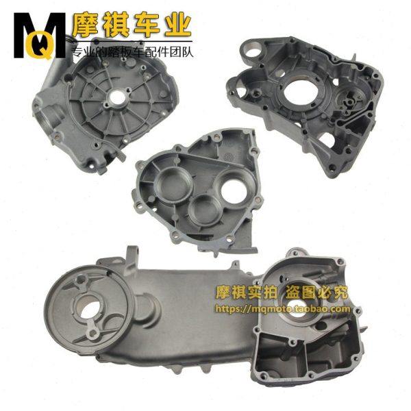 踏板车助力车125 150 GY6发动机加油盖 右箱体 齿轮盖 曲轴箱组件