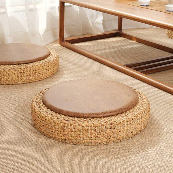 藤编蒲团现阳台榻榻米坐垫简约客厅飘窗垫打坐禅修蒲团坐垫,居家布艺,蒲团,淘宝优惠券,粉丝福利购,淘宝优惠卷