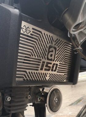 阿普利亚GPR150SR300SR250SAPRCR150不锈钢改装水箱网保护罩