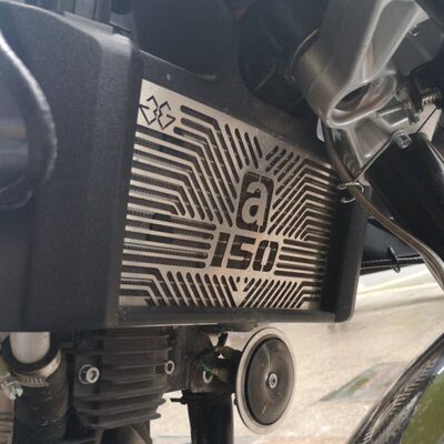 阿普利亚GPR150SR300SR250SAPRCR150不锈钢改装水箱网保护罩