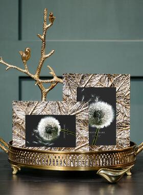 6创寸7寸金色品树叶相框PJ-022意艺术品像欧式框装饰摆件家居饰品