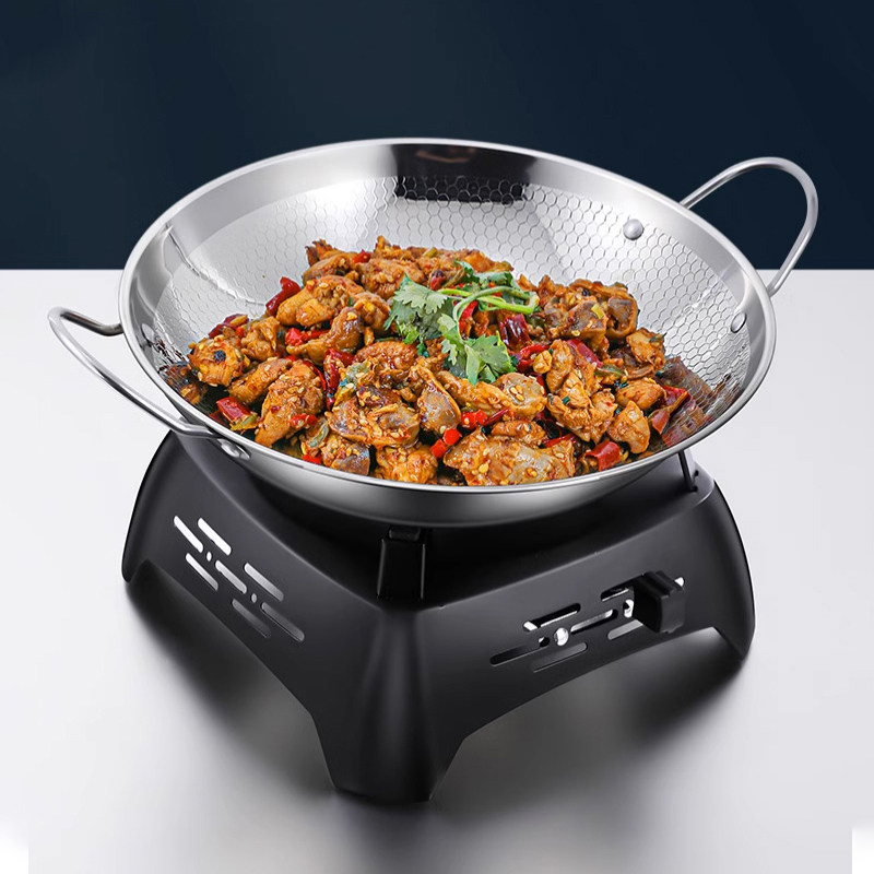 固体酒精炉小火锅家用商用户外可携式炉子J煮茶器酒店专用干锅炉