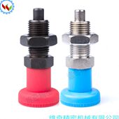 旋钮柱塞弹簧锁销螺纹插销分度销弹簧拉销弹顶销分割定位柱GN617