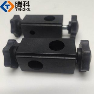 实验室十字夹铁架台固定夹方台配件16mm孔径紧固件8mm10mm夹子
