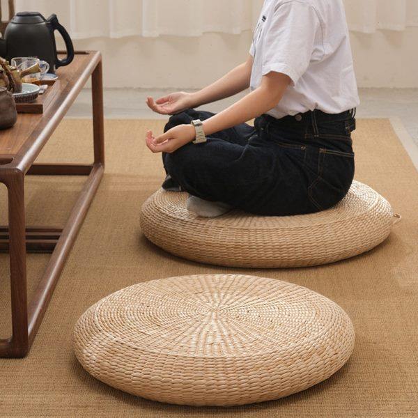 日式草编加厚蒲团茶道坐垫地上禅修拜佛打坐垫家用榻榻米飘窗垫子,居家布艺,蒲团,淘宝优惠券,粉丝福利购,淘宝优惠卷