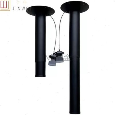 金玮源头厂家不晃加厚气动线控垂直按压手动调停功能茶几柱五金