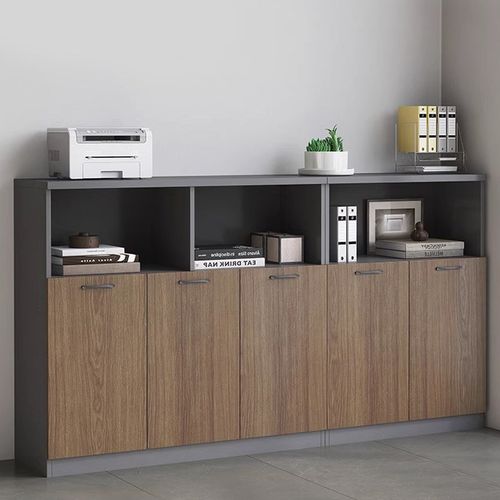 办公室文件柜矮柜储物柜资料档案收纳柜带锁抽屉式隔断柜子