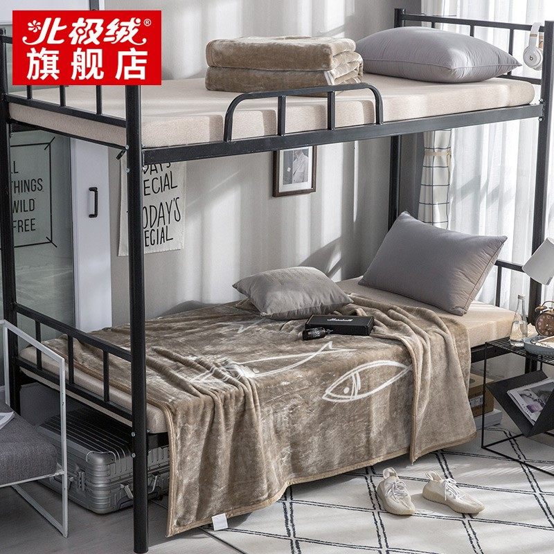 珊瑚绒毛毯被子学生宿舍毯子夏季薄款单人法兰绒空调午睡毯