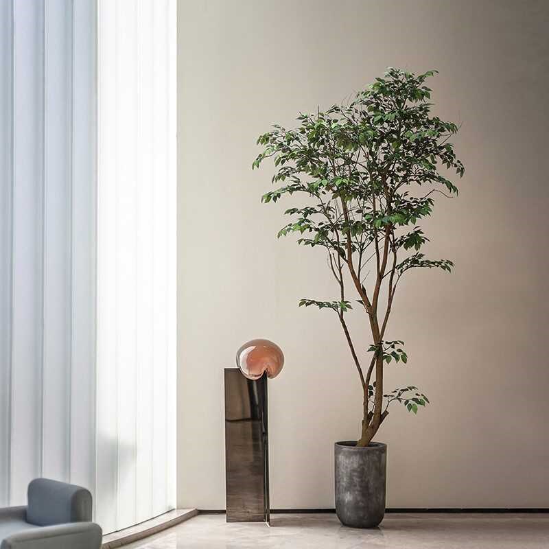仿真高端榕树盆栽室内假绿植装饰客厅高级仿生植物景观落地摆件