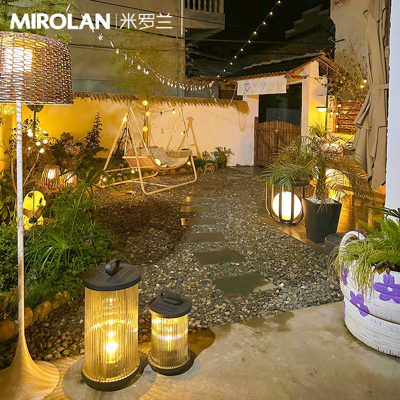 院子装饰户外灯庭院花园布置别墅装修设计系列落地灯草坪灯具大全