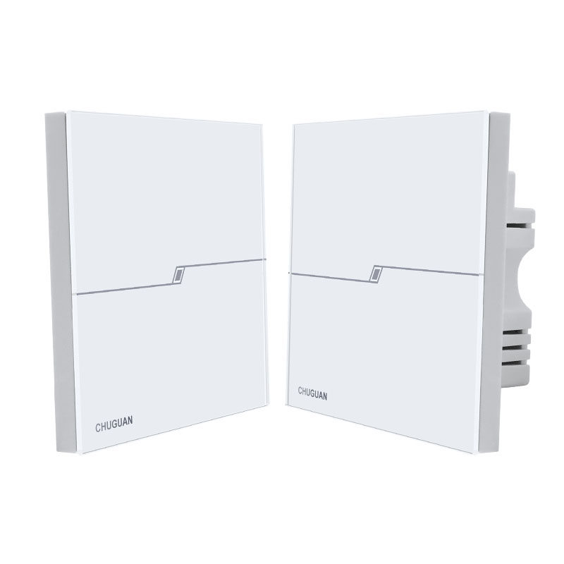 初冠无线遥控开关面板免布线淘宝精灵双控智能家用灯86随意贴触摸