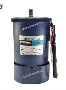 FEITENG飞腾调速电机5IK120RGU-CF AC MOTOR单相220V变速马达现货