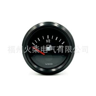 柴油发电机组发动机配件VDO燃油表12V 24V铁壳挖掘机工程车辆仪表