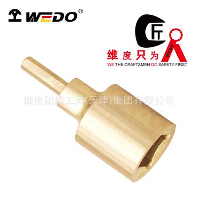 WEDO维度防爆 无火花工具 铝青铜 防爆内六方套头 AL111A