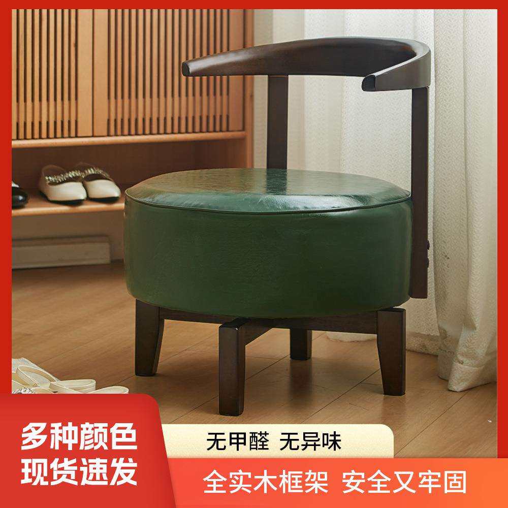 旋转大沙发靠背椅休闲椅网红客厅沙发椅卧室单人实木圆椅可简约