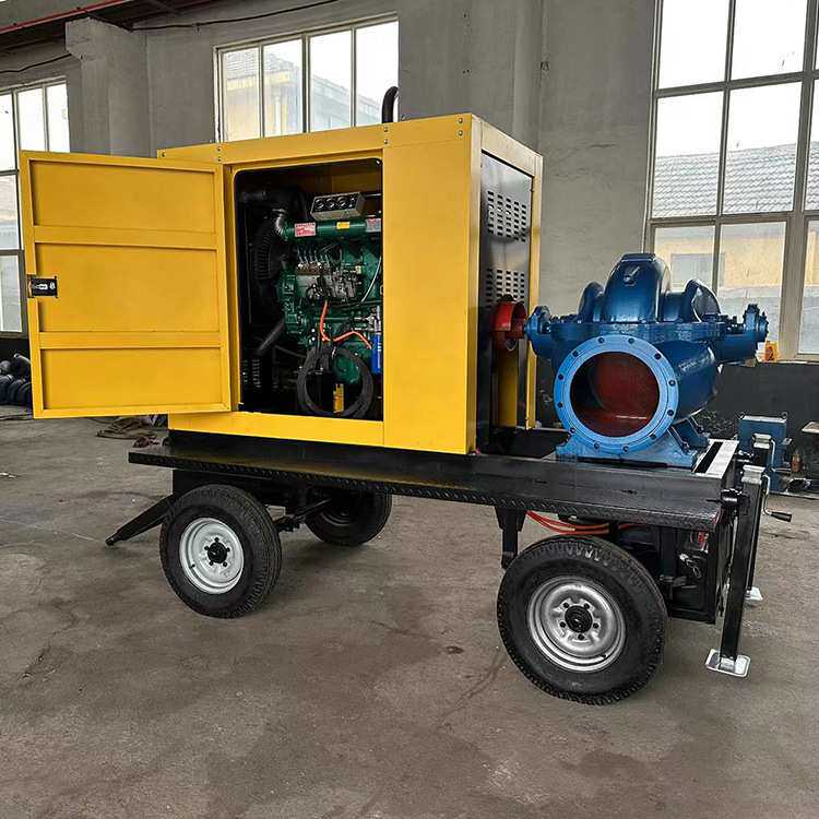 车载式移动泵车柴油机自吸排污水泵柴油机水泵 6寸自吸污水泵